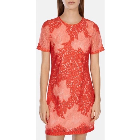 Karen Millen Fine Lace Applique Patchwork Dress - Picture 1 of 11
